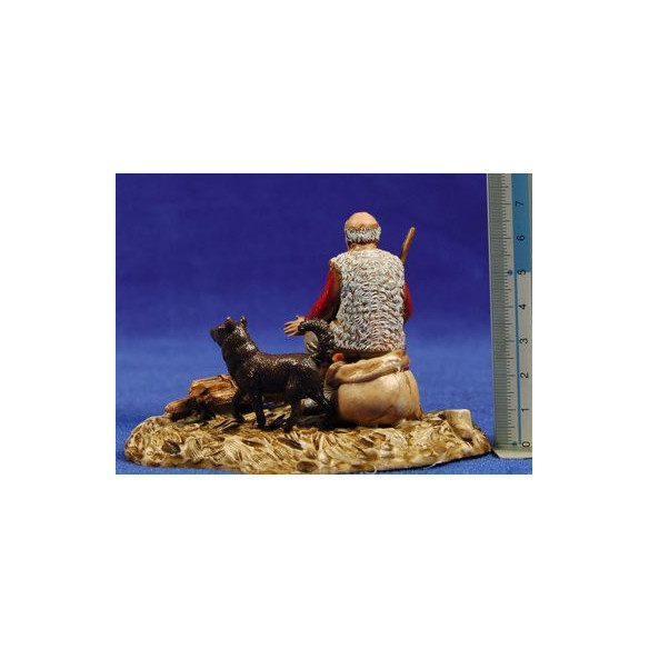 Pastore con fuoco 10 cm plastica Moranduzzo - Landi stile 700