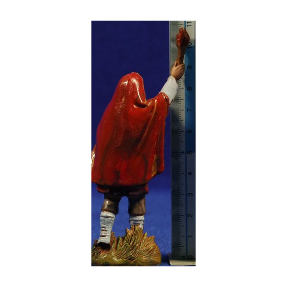 Pastor amb torxa 10 cm plàstic Moranduzzo - Landi estil 700