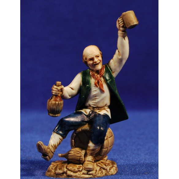 Man drunking 10 cm plastic Moranduzzo - Landi 700 style