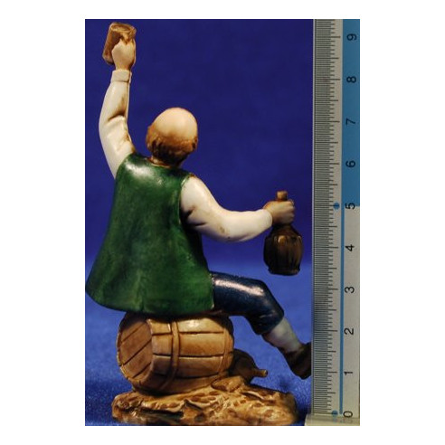 Man drunking 10 cm plastic Moranduzzo - Landi 700 style