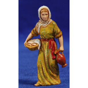 Pastora con jarra 8 cm plástico Moranduzzo - Landi estilo 700