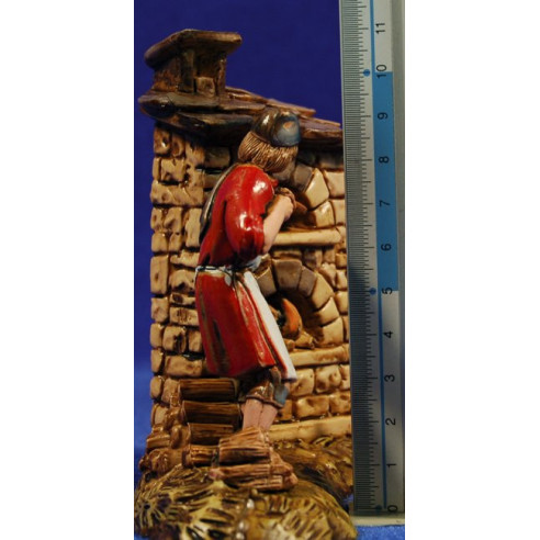 Baker with a oven 10 cm plastic Moranduzzo - Landi 700 style