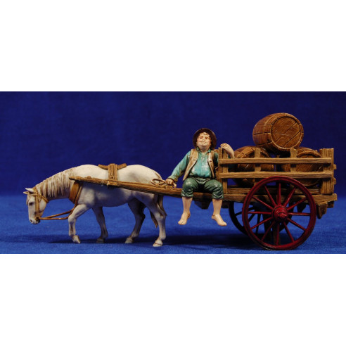 Cart with wine boots 10 cm plastic Moranduzzo - Landi 700 style