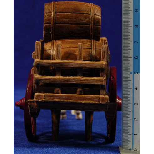 Cart with wine boots 10 cm plastic Moranduzzo - Landi 700 style