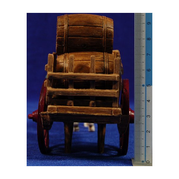 Cart with wine boots 10 cm plastic Moranduzzo - Landi 700 style