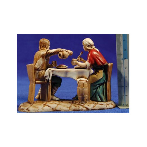 Shepherd dinning 10 cm plastic Moranduzzo - Landi 700 style