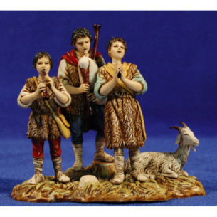 Gruppo musicanti 10 cm plastica Moranduzzo - Landi stile 700
