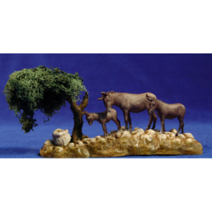 Grup ases i arbre 8 cm plàstic Moranduzzo - Landi