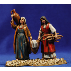 Lavandaie in cammino 10 cm plastica Moranduzzo - Landi stile arabo