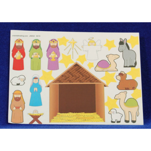 Nacimiento stickers 4 cm vinilo