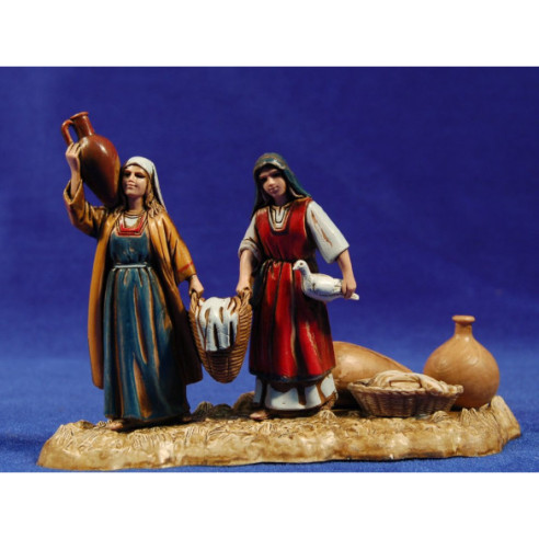 Grup dones i gerres 10 cm plàstic Moranduzzo - Landi estil ebraic