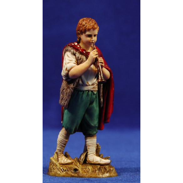 Niño flautista músico de pie 12-13  cm plástico Moranduzzo - Landi estilo 700