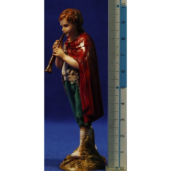 Niño flautista músico de pie 12-13  cm plástico Moranduzzo - Landi estilo 700
