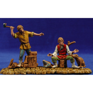 Grup llenyataires 10 cm plàstic Moranduzzo - Landi estil 700