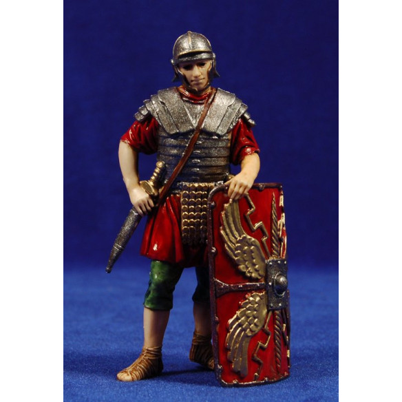 Soldato romano 12-13  cm plastica Moranduzzo - Landi