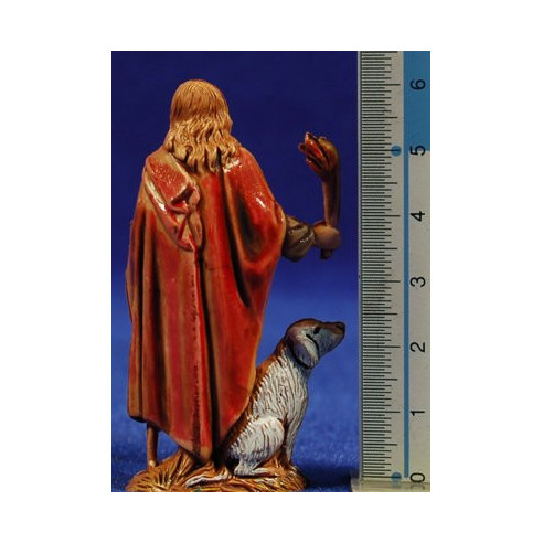 Pastor con torcha 6,5 cm plástico Moranduzzo - Landi estilo ebraico