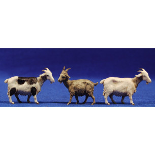 Group of 3 ghoats 10 cm plastic Moranduzzo - Landi