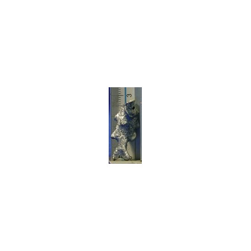 Pesce argento 3 cm plastica