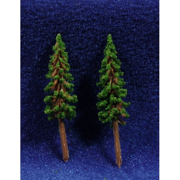 Two green Avet 4 cm plastic