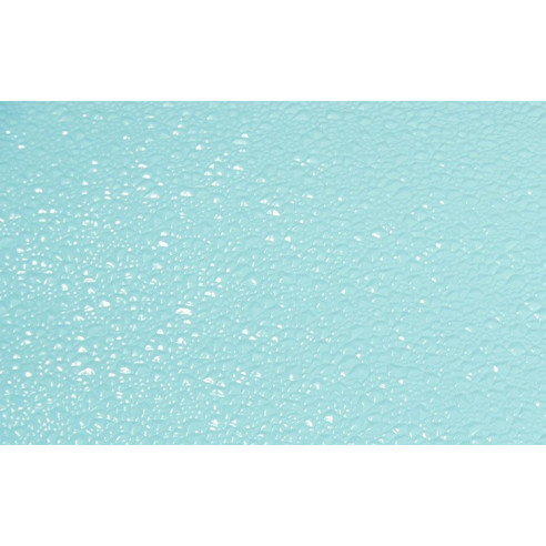 Tappeto acqua azzurra 28x55 cm plastica