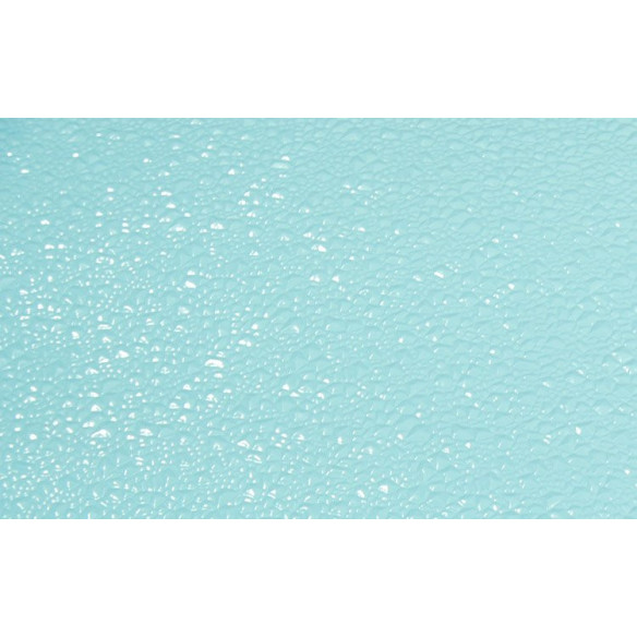 Plàstic moldejat forma aigua blau cel 28x55 cm pàstic