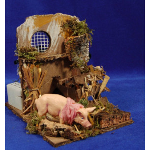Porc moviment 9 cm plàstic