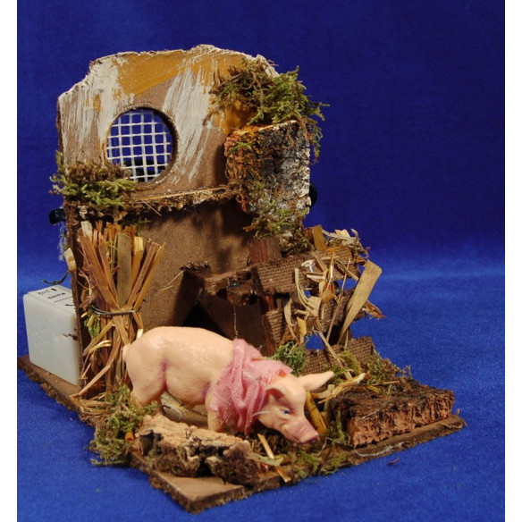 Cerdo movimento 9 cm plastica