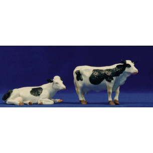 Mucca 8 cm plastica