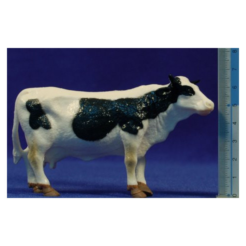Vaca 8 cm plástico