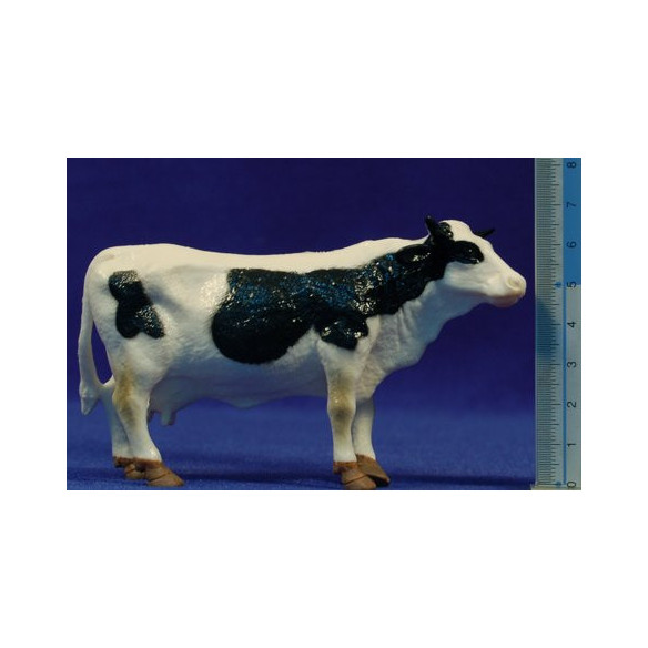 Vaca 8 cm plástico