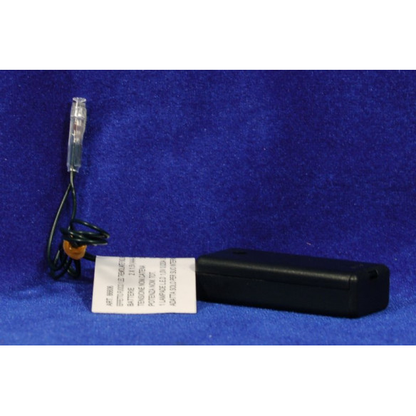Led luce rossa intermitente con portabatteria 0,5 cm