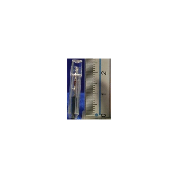 Led luce rossa intermitente con portabatteria 0,5 cm