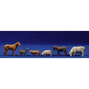 Grupo animales 6 cm plástico Moranduzzo - Landi