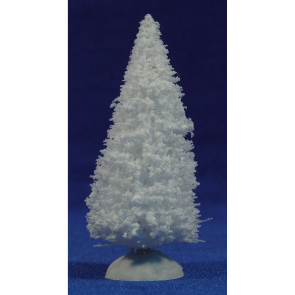 Abetos blanco 10 cm plástico