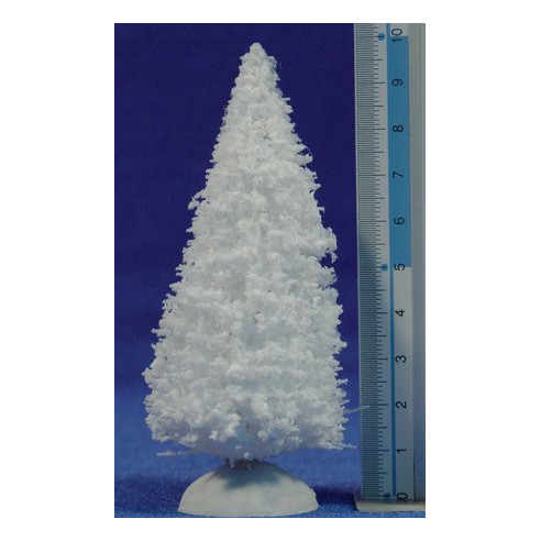 Abetos blanco 10 cm plástico