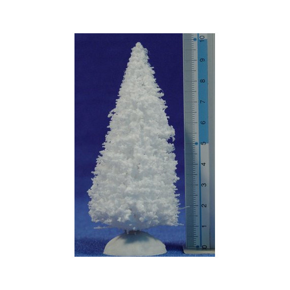 Abetos blanco 10 cm plástico