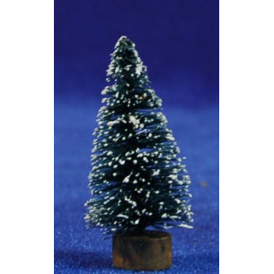 Abete verde 4 cm  plastica