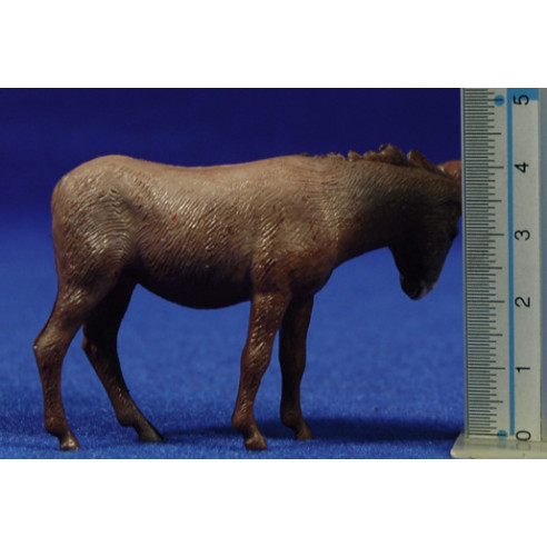 Group of donkeys 8 cm plastic Moranduzzo - Landi
