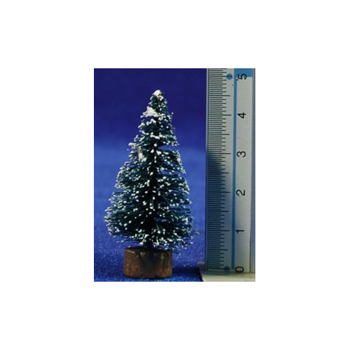 Abete verde 4 cm  plastica