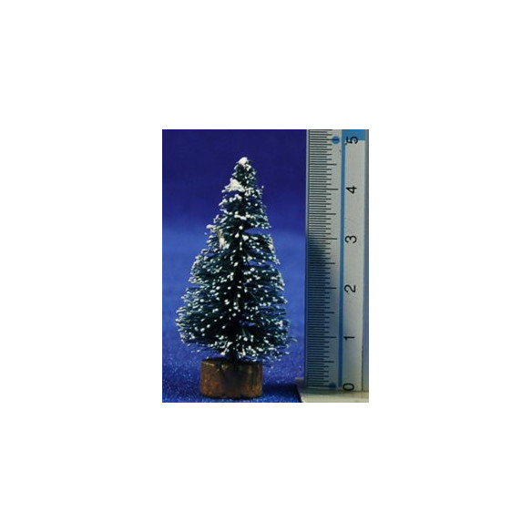 Abete verde 4 cm  plastica