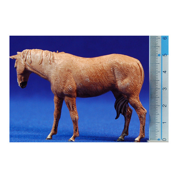Gruppo cavallo e pulerdo 8 cm plastica Moranduzzo - Landi
