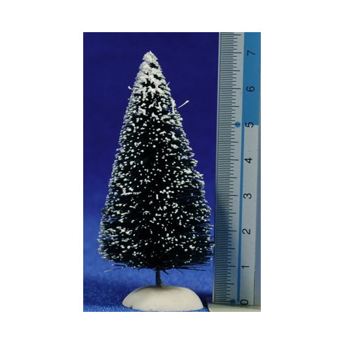 Abete verde 7 cm  plastica