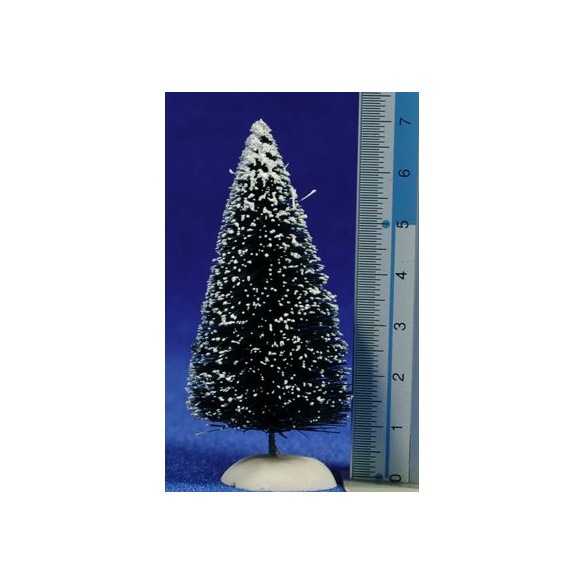 Abete verde 7 cm  plastica