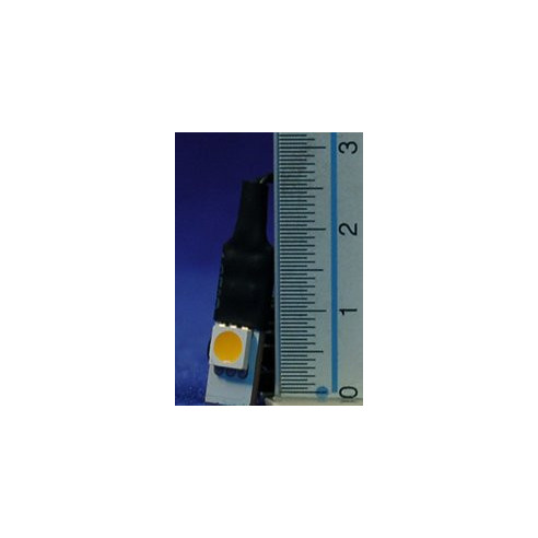 Led piatto singolo luce bianca con cabo 1 cm plastica