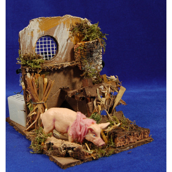Cerdo movimento 9 cm plastica
