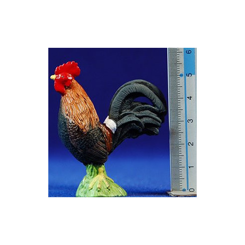 Rooster 15 cm plastic quality