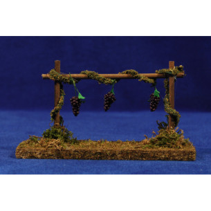 Wineyard of red grapefruit 7 cm plastic moss