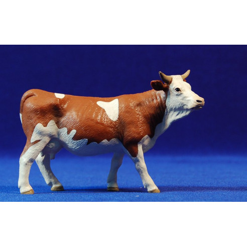 Vaca simmental 10 cm plàstic qualitat