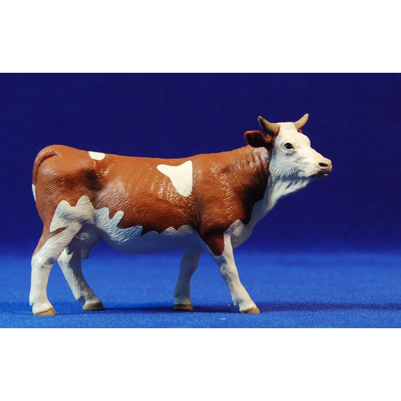 Vaca simmental 10 cm plàstic qualitat