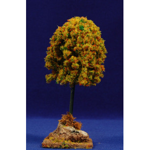 Albero autunnale giallo 15 cm plastica